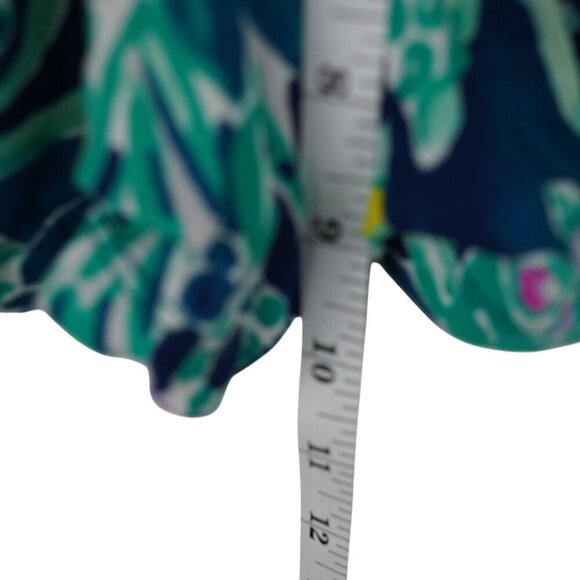 Lilly Pulitzer Girls Romper 8-10 Large Tidal Wave In The Details Lemurs - Picture 6 of 7